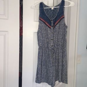 blue romper from target